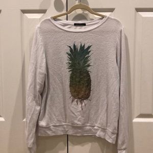 White wildfox sweatshirt